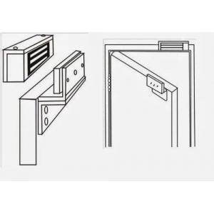 ACCESORIO PARA INSTALACIóN DE CERRADURAS ELECTROMAGNETICAS EM180 SOBRE EL MARCO DE LA PUERTA - Vista 1