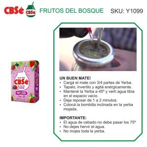 YERBA CBSE FRUTOS DEL BOSQUE 500 GR X 6 UNIDADES - Vista 2
