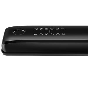 CERRADURA SMART SLIM KY 830 HUELLA + PIN + TARJETA + LLAVE + APP PRONEXT - Vista 3