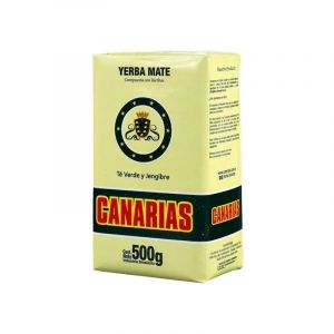 YERBA MATE CANARIAS TE VERDE Y JENGIBRE 500 GR