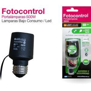 FOTOCONTROL PORTA LAMPARA E27 500W LIGHT HOUSE - Vista 1