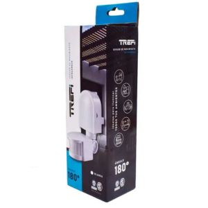 SENSOR DE MOVIMIENTO 180º INFRARROJO IP44 BLANCO TREFI - Vista 3