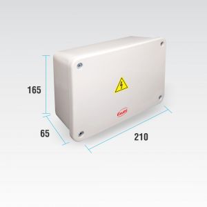 CAJA DE PASO ESTANCA IP65 EXTERIOR 210 X 165 X 65 MM - Vista 1