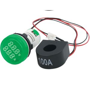 MINI VOLTIMETRO-AMP. DIGITAL COLOR VERDE - VOLTIMETRO-AMPERIMETRO TBCIN