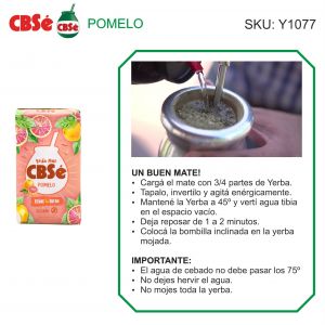 YERBA CBSE POMELO 500 GR X 12 UNIDADES - Vista 2