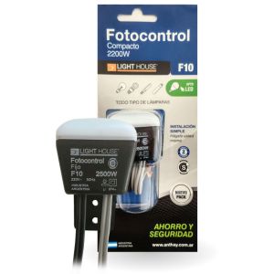 FOTOCONTROL 4 CABLES 2500 W COMPACTO LIGHT HOUSE