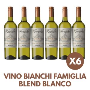 VINO BIANCHI FAMIGLIA BLEND BLANCO 750 ML X6 UNIDADES - Vista 1