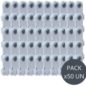 ZOCALO C/ROTOR SIMPLE EXULTT PACK X 50 UNIDADES - Vista 1