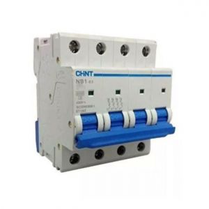 LLAVE TERMICA TETRAPOLAR 4X16A 10KA CURVA D CHINT