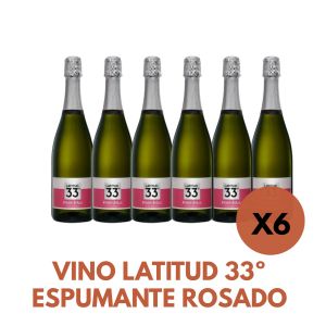 VINO LATITUD ESPUMANTE ROSADO 750 CC X 6 BOTELLAS - Vista 1