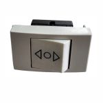 MODULO INTERRUPTOR P/ CORTINA 10A. (1 MODULO) LINEA PLEIN EXULTT Blanco