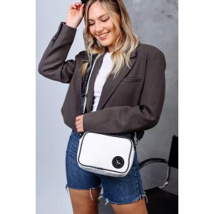 CARTERA BANDOLERA PRAGA MODERNA ECO CUERO C/ CIERRE LIBERTA - Vista 8