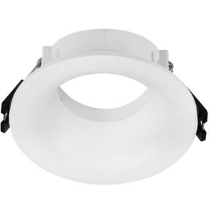 ARTEFACTO DE EMBUTIR REDONDO ANTIDESLUMBRANTE DICRO X1 FIJO CURVO PC BLANCO