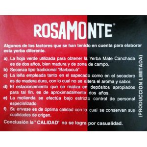 YERBA ROSAMONTE ESPECIAL 500 GR X 10 UNIDADES - Vista 4