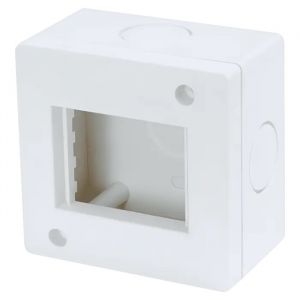 SOPORTE EXTERIOR - CAJA C/BASE PARA 2 MODULOS CAMBRE