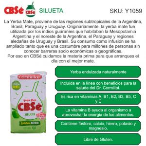 PAQUETE YERBA CBSE SILUETA 500 GR - Vista 2