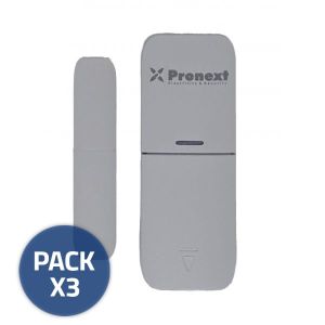 KIT ALARMA DOMICILIARIA INALAMBRICA 3 MAGNETICOS P/ WALA10C - Vista 1