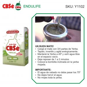 PAQUETE YERBA CBSE ENDULIFE 500 GR - Vista 3