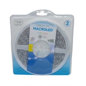 CINTA LED 72W 12V 5050 IP 66 X 5 MTS MACROLED - Vista 9