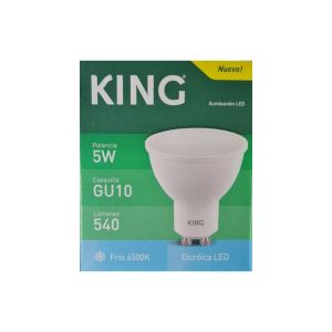 LAMPARA DICROICA LED 5W GU10 KING - Vista 1