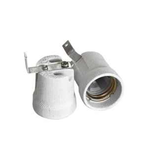 PORTALAMPARAS E27 CERAMICO CON ESCUADRA STAR BOX - Vista 1