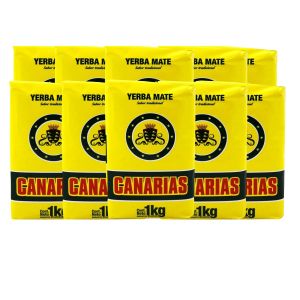 YERBA MATE CANARIAS 1KG X 10 UNIDADES