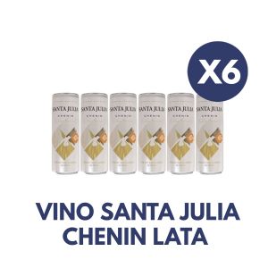 VINO SANTA JULIA CHENIN LATA 355 CC X 6 - Vista 1