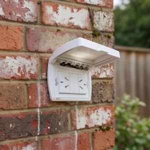 TAPA CAPSULADA EXTERIOR RIGIDA + 2 TOMAS ESPECIAL 10A EXULTT URBANA