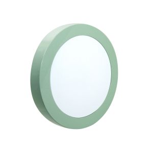 PANEL LED 18W APLICAR REDONDO VERDE PASTEL 6000K STAR BOX