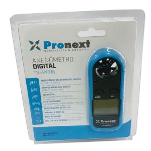 ANEMóMETRO DIGITAL TS-AN816 MIDE TEMPERATURA Y VIENTO PRONEXT