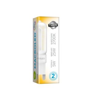 LAMPARA BIPIN OPAL 5W G9  220V MACROLED - Vista 1