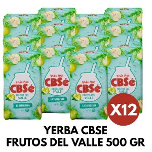 YERBA CBSE FRUTOS DEL VALLE 500 GR X 12 UNIDADES - Vista 1
