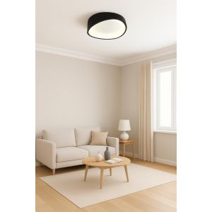 PLAFON LED ACERO NEGRO 36W SWEET DISEÑO MINIMALISTA LEUK - Vista 2