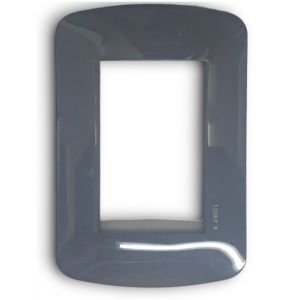 TAPA GRIS TOPO ORIGINAL P/3 MODULOS LINEA PLEIN EXULTT