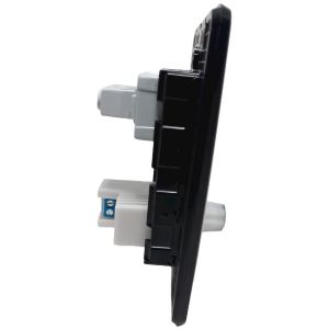 LLAVE LUZ DIMMER VARIADOR VENTILADOR Y 1 PUNTO JELUZ MITO BL/NG - Vista 1