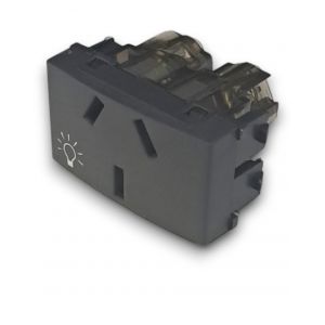 MODULO 1 TOMACORRIENTE 10A P/CIRC. DE ILUMINACION  LINEA PLEIN EXULTT - Vista 5