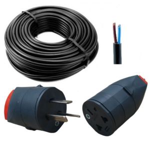 ALARGUE PROLONGADOR NEGRO 2X2.5 MM 10 MTS FICHAS RICHI