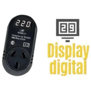 PROTECTOR DE TENSION EQ. ELECTRICOS 2200W C/VOLTíMETRO STAND BY - Vista 2