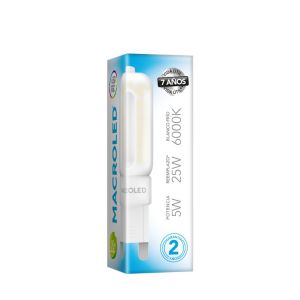 LAMPARA BIPIN OPAL 5W G9  220V MACROLED - Vista 3
