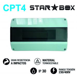 TABLERO ELECTRICO P/ TERMICA 8 A 12 MODULOS STAR BOX - Vista 2