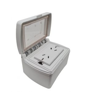 TAPA CAPSULADA EXTERIOR MEMBRANA APLICAR + 2 TOMA 10A EXULTT URBANA - Vista 2