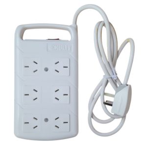 PROLONGADOR ZAPATILLA 6 TOMAS C/CABLE 1.5 MTS EXULTT