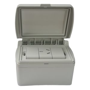 TAPA CAPSULADA EXTERIOR RIGIDA APLICAR + 1 TOMACORRIENTE - EXULTT URBANA - Vista 1