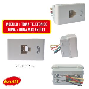 MODULO 1 TOMA TELEFONICO DUNA / DUNA MAS EXULTT - Vista 4
