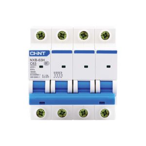 LLAVE TERMICA TETRAPOLAR 4X63A 10KA CURVA D CHINT