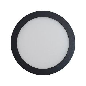 PANEL LED  APLICAR REDONDO 12W NEGRO MACROLED - Vista 4