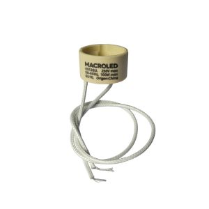 ZOCALO GU10 CON CHICOTE 220V MACROLED