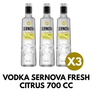 VODKA SERNOVA FRESH CITRUS 700 CC X 3 UNIDADES - Vista 1