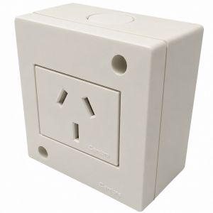 SET ARMADO CAJA SUPERFICIE 1 TOMA 20A CAMBRE SIGLO XXII BLANCO - Vista 1