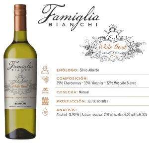 VINO BIANCHI FAMIGLIA BLEND BLANCO 750 ML - Vista 1